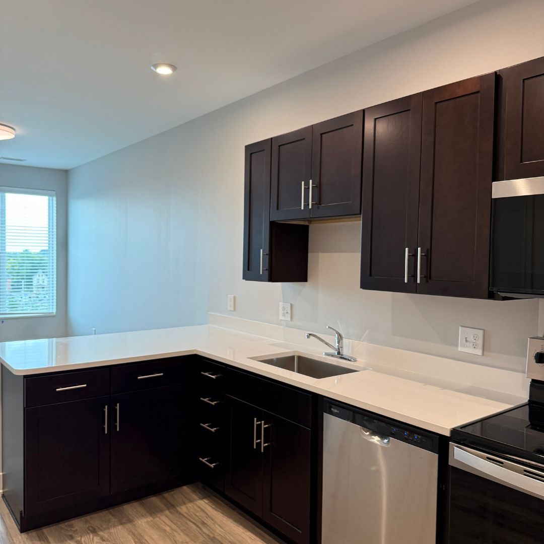 Elevate 340 apartment kitchen with modern finishes