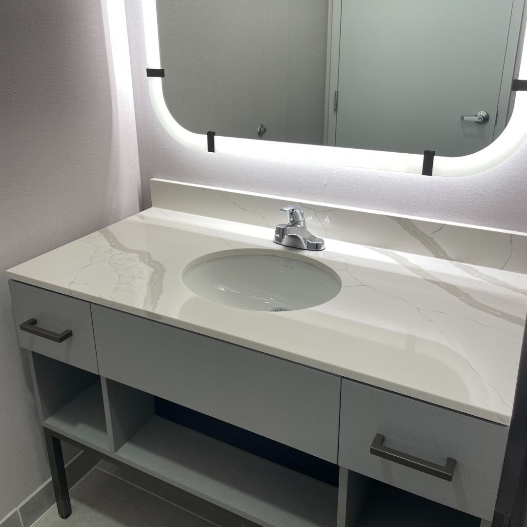 Homewood Suites kitchenette cabinetry