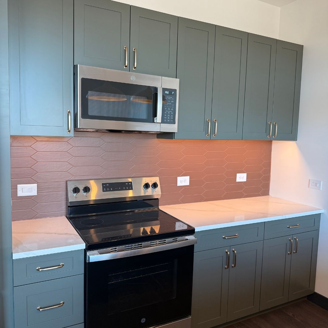 Memoir May Hosiery interior kitchen cabinets