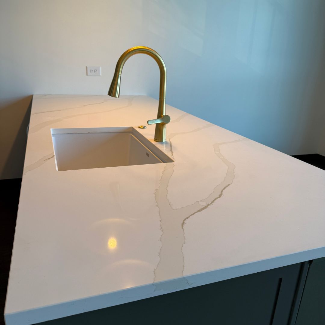 Memoir May Hosiery cabinet and countertop details